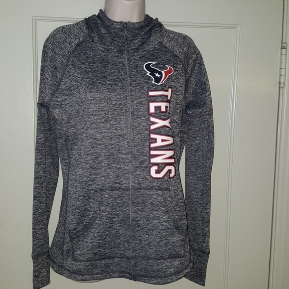 L NWT Houston Texas NFL Team Apparel Boys Pull On Hooded Sweat Shirt Sz M
